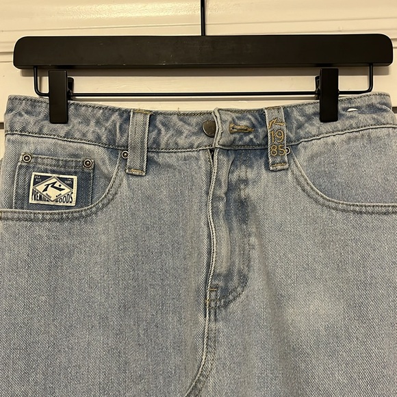 NWOT RUSTY CELESTE LOW RISE DENIM MAXI SKIRT - Picture 5 of 7